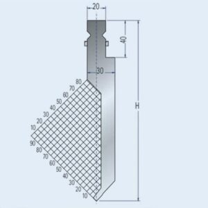 26mm Width Press Brake Punch For Sheet Metal Bending 0.02mm Precision