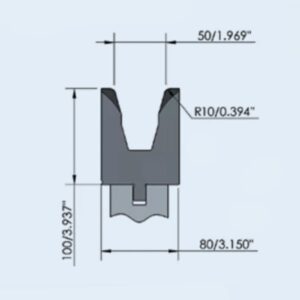 835mm Accurate Press Brake Dies Custom Press Brake Tooling Mold