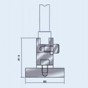 Adjustment Press Brake Die Holder YS40.14 For Bending Machines