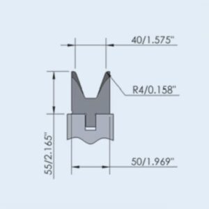Custom Press Brake Die 45HRC-50HRC Press Bending Dies