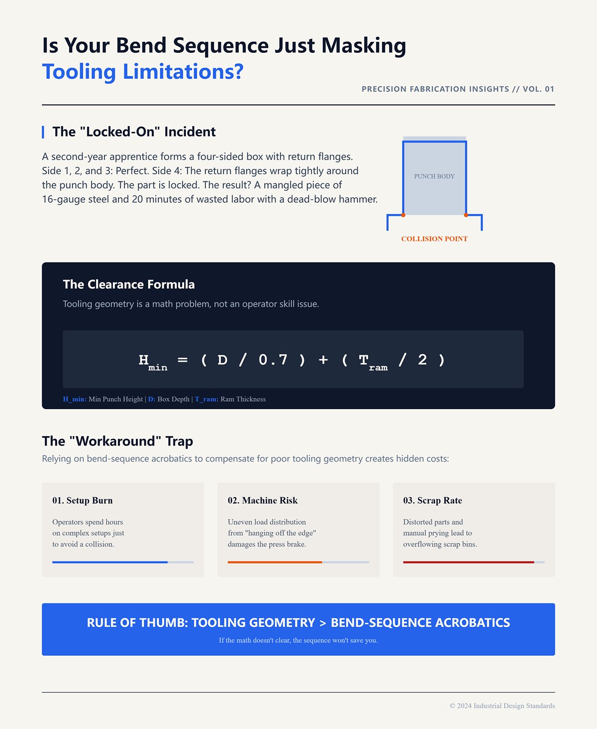 Is Your Bend Sequence Just Masking Tooling Limitations?
