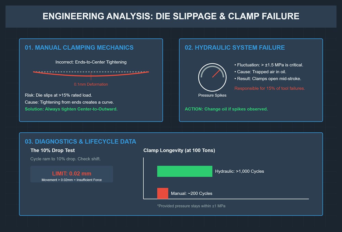 The Die Slips Under Load Why Clamps Fail During Bending