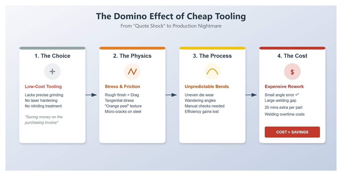 The Domino Effect of Cheap Tooling: Stress, Springback, and Costly Rework