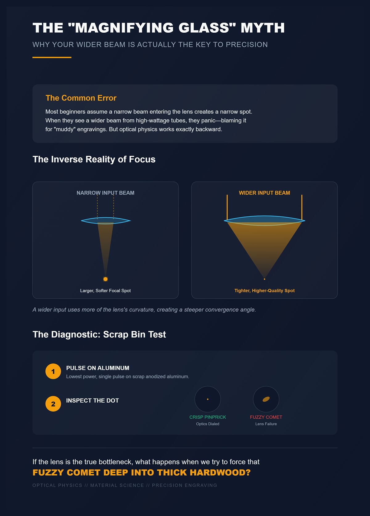 The "Magnifying Glass" Myth Costing You Material