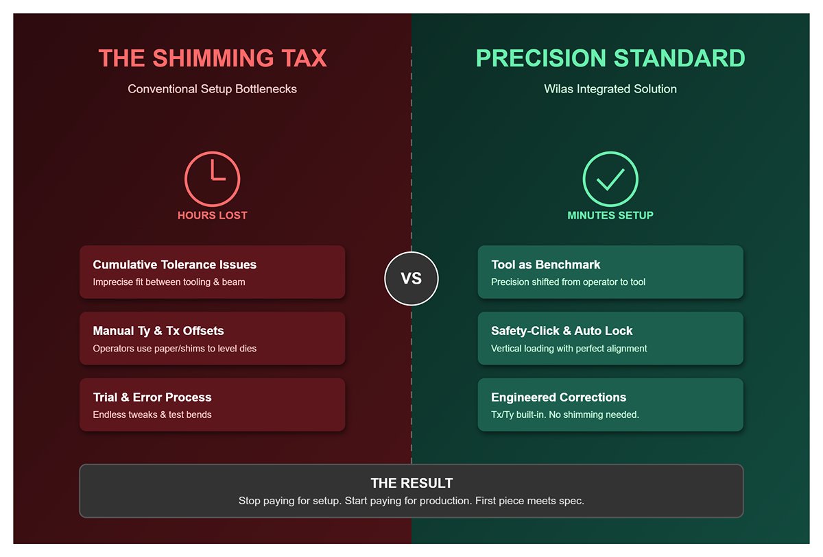 The Setup Bottleneck: Losing hours to shimming and endless trial bends