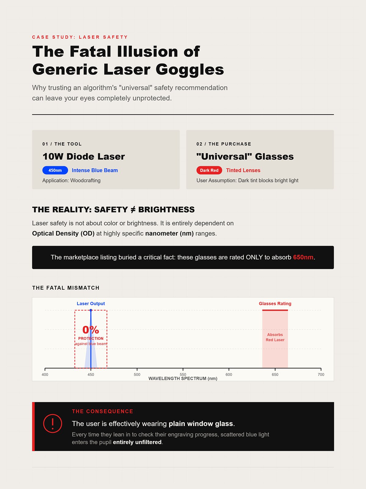 What Happens When You Trust a Generic "Laser Goggles" Search?