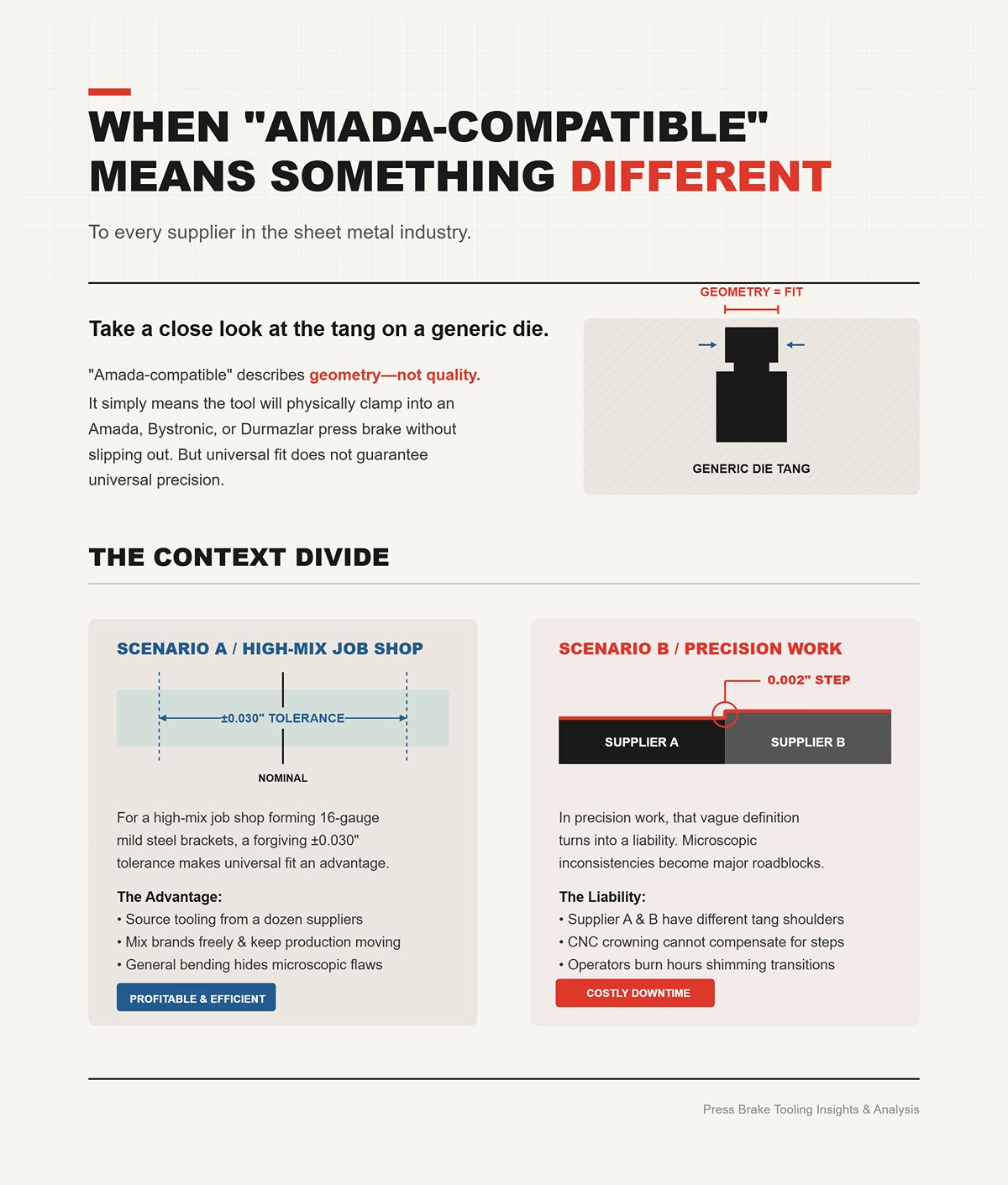 When “Amada-Compatible” Means Something Different to Every Supplier