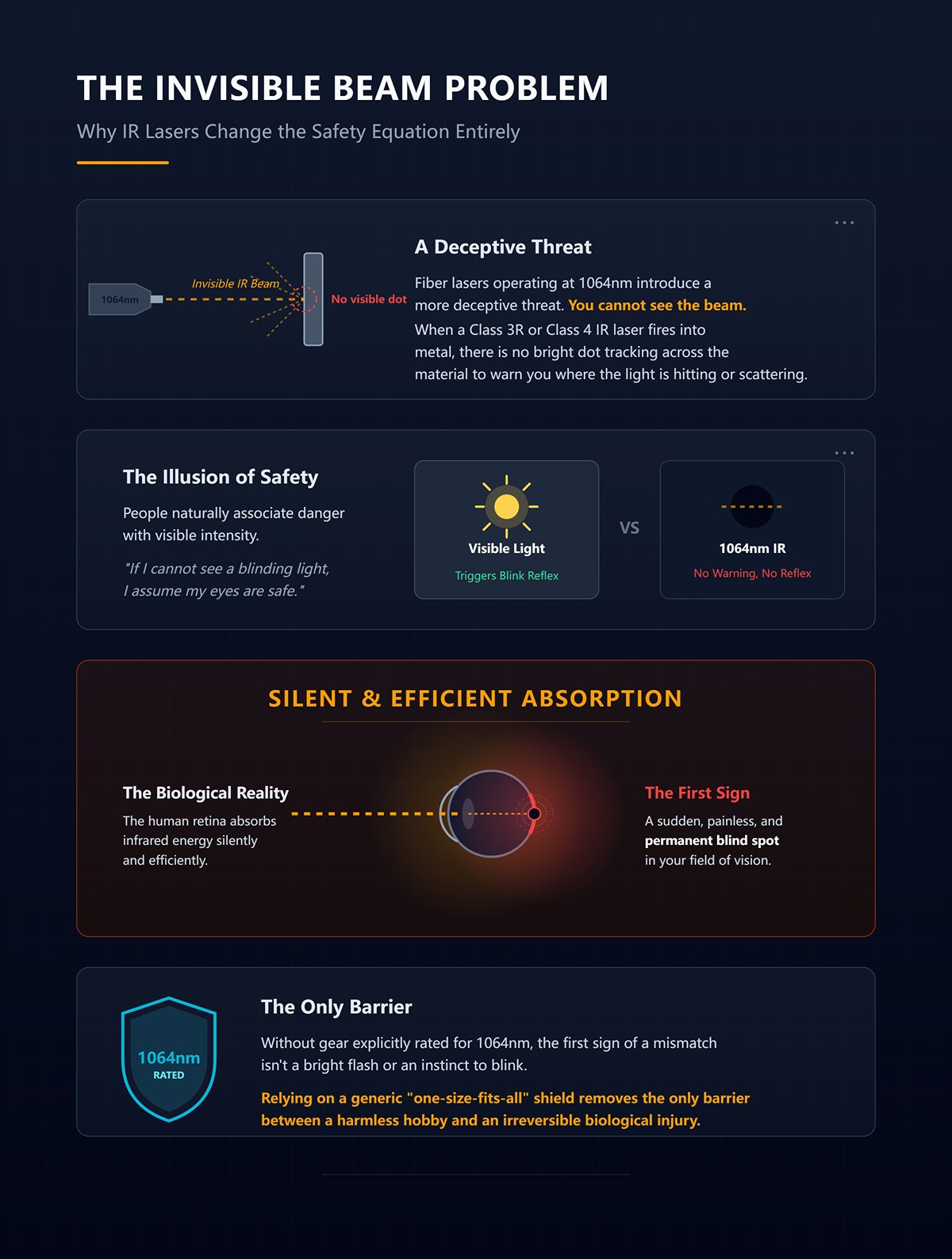 Why IR Lasers Change the Safety Equation Entirely